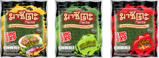 玛喜泰海苔(masita)推出新海苔包装和品牌代言人Nonkul新宣传片即将面世